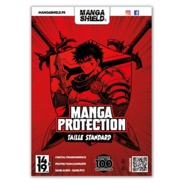 Pochette protection manga de taille standard de la marque Manga Shield